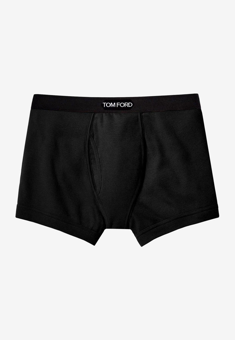 Tom Ford Logo Waistband Boxers Black T4LC31040002_Black_29843429