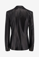 Tom Ford Single-Breasted Satin Blazer Black GIL538LEX379LB999_Black_29839997