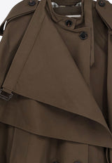 Burberry Double-Breasted Buttoned Cape Coat Brown 8113209C1764_JUNIPER_29840506