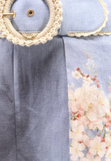 Zimmermann Cascadian Tuck Ramie Shorts Multicolor 3558ASS255TLBLBTFLO_Teal Blue Botanical Floral_29843400