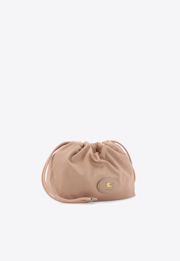 Burberry Horseshoe Drawstring Clutch Bag Beige 8111316A6817_ROSE BEIGE_29838602