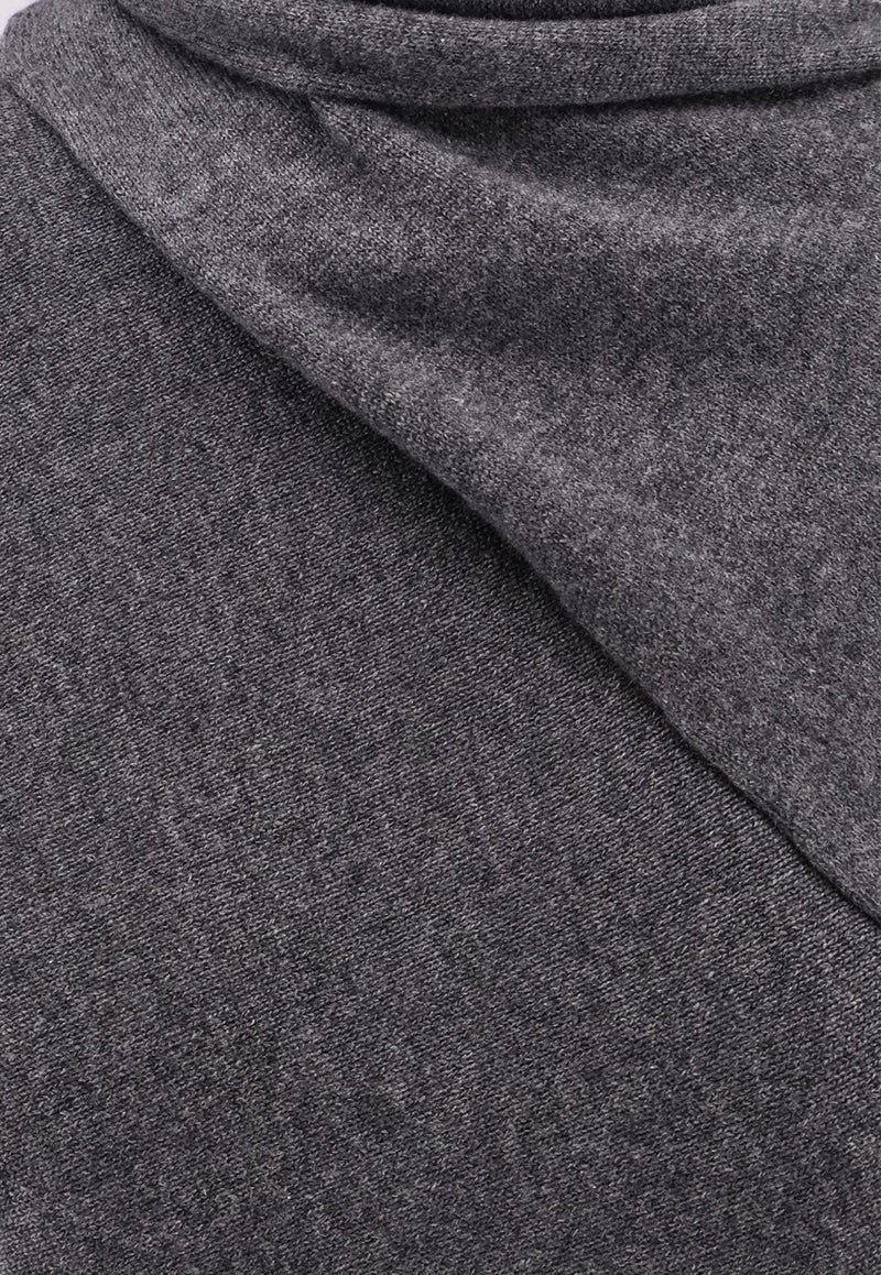 Tom Ford Cashmere-Blend High-Neck Sweater Gray MAK1389YAX906IG712_DARK GREY MELANGE_29838710