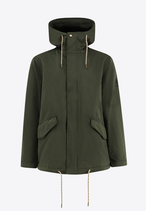 Burberry Embossed EKD Stamp Buttoned Jacket Green 8113019C1748_SHALE_29838592