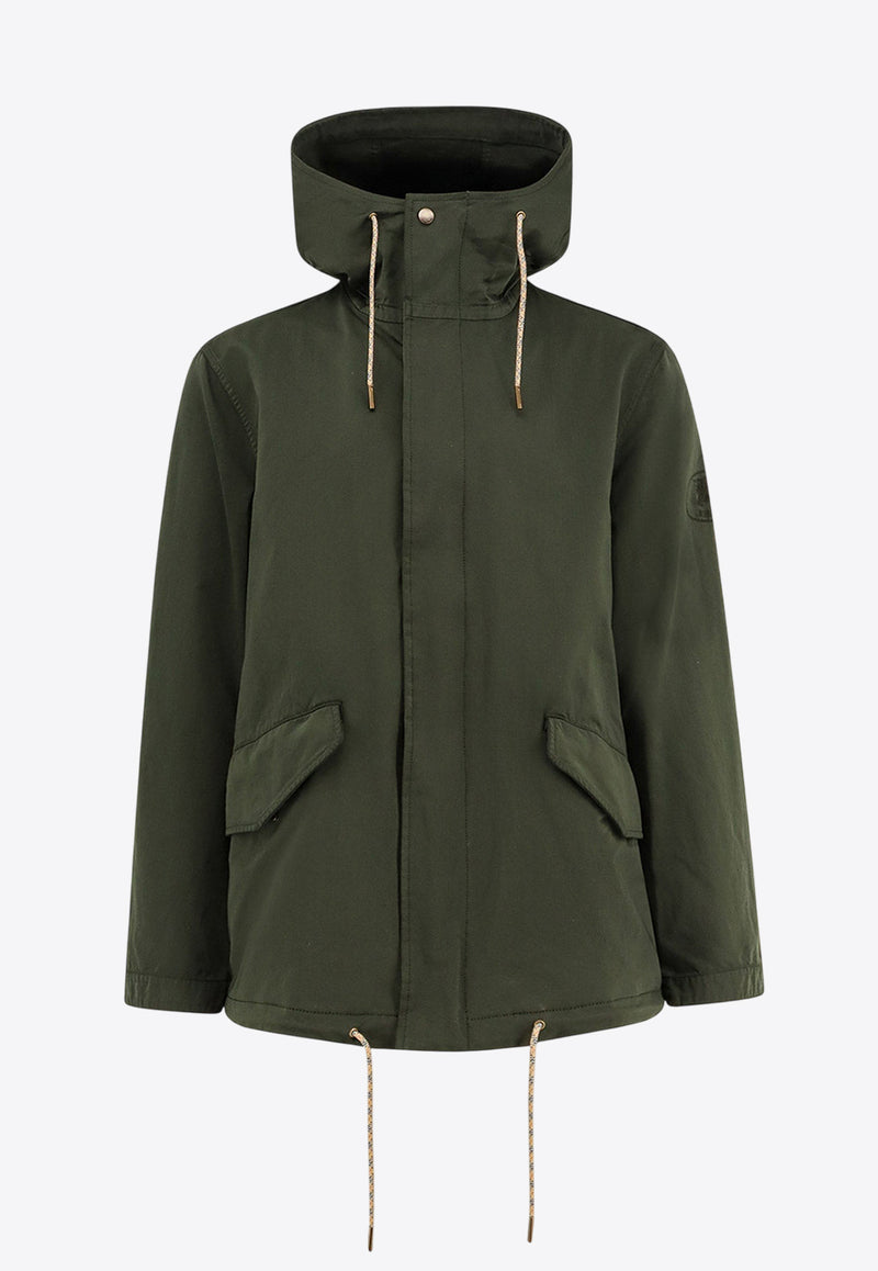 Burberry Embossed EKD Stamp Buttoned Jacket Green 8113019C1748_SHALE_29838592