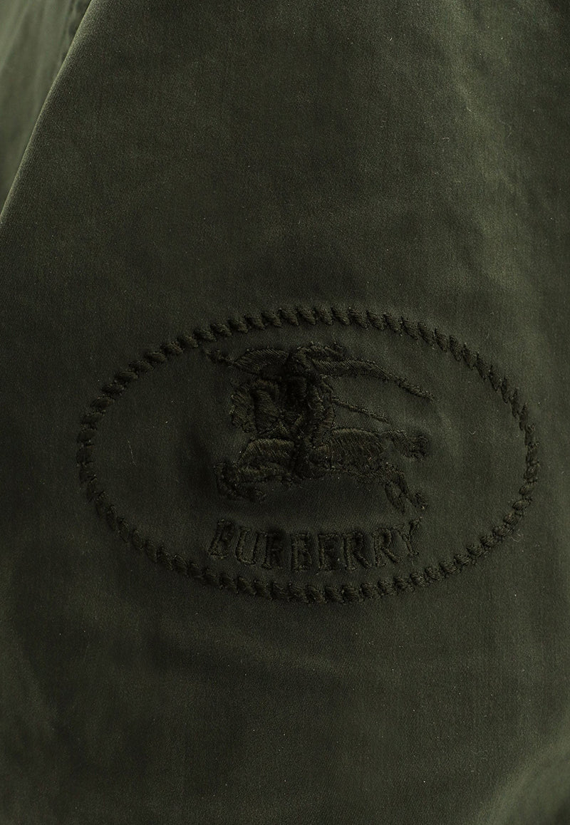 Burberry Embossed EKD Stamp Buttoned Jacket Green 8113019C1748_SHALE_29838592