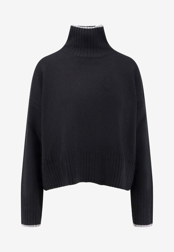 PINKO Falkland High-Neck Ribbed Sweater Black 105446A2Q9Z99_Black_29842274
