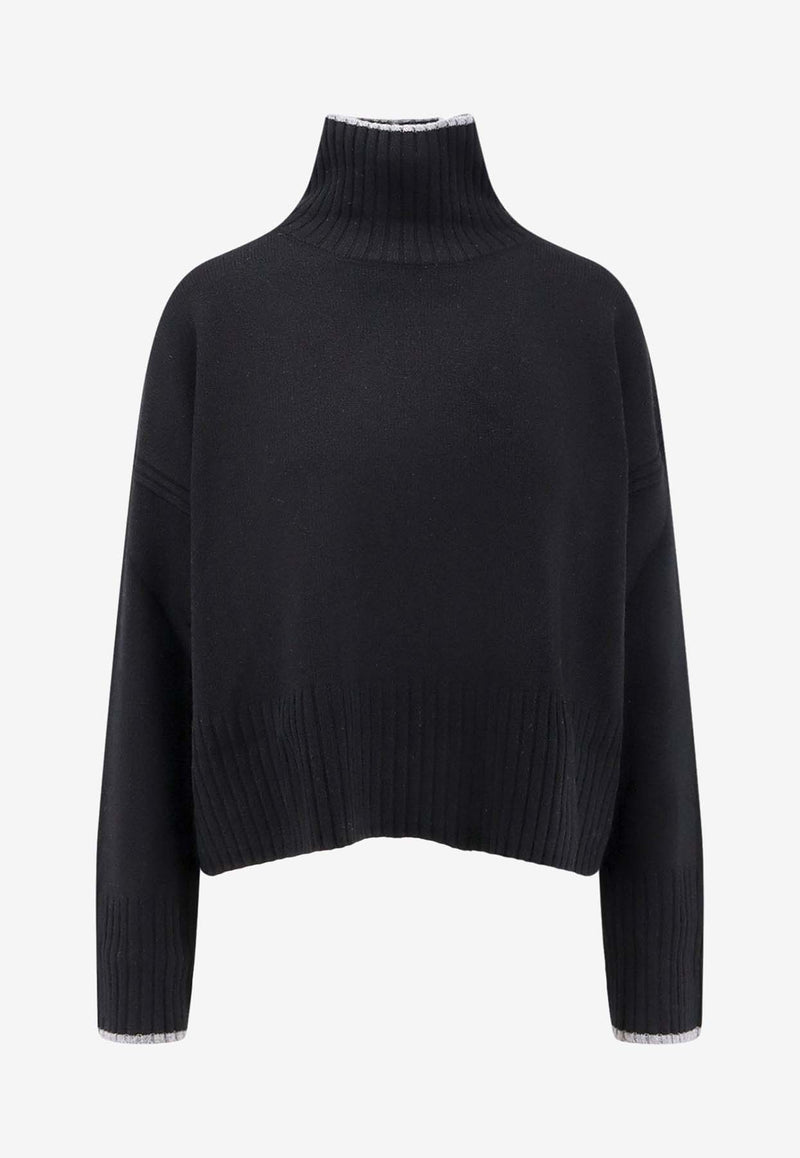 PINKO Falkland High-Neck Ribbed Sweater Black 105446A2Q9Z99_Black_29842274