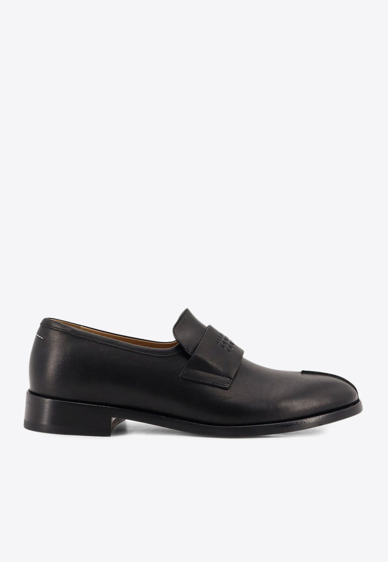 MM6 Maison Margiela Stitched Leather Loafers Black SH1WR0003P5000T8013_Black_29846853