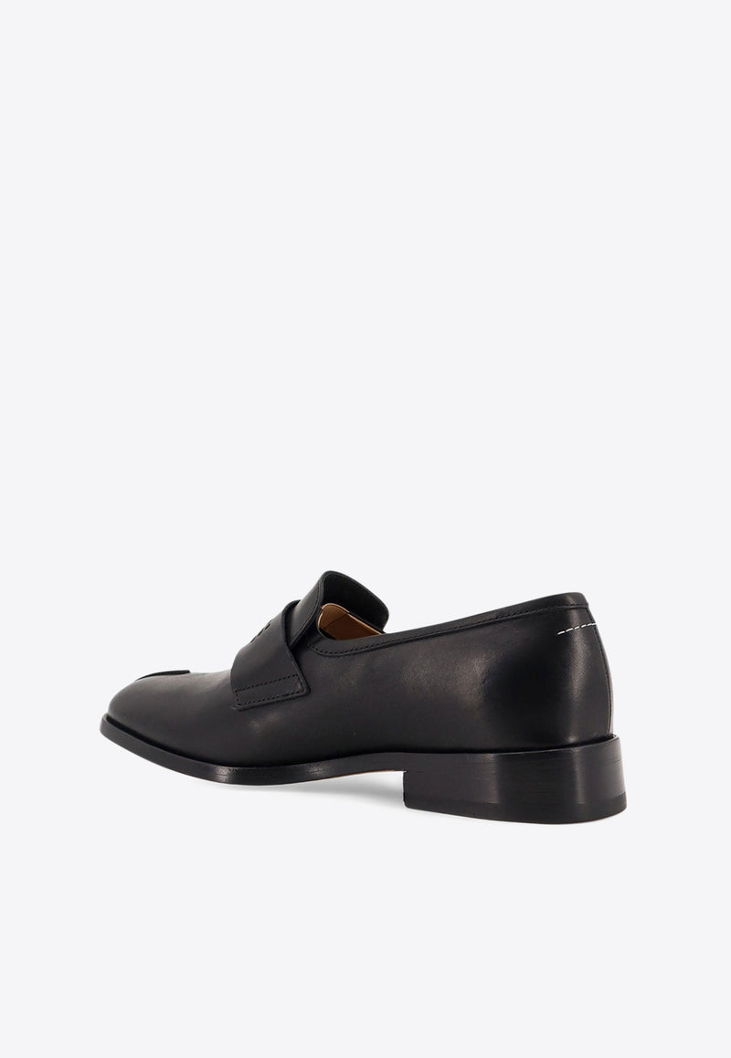 MM6 Maison Margiela Stitched Leather Loafers Black SH1WR0003P5000T8013_Black_29846853