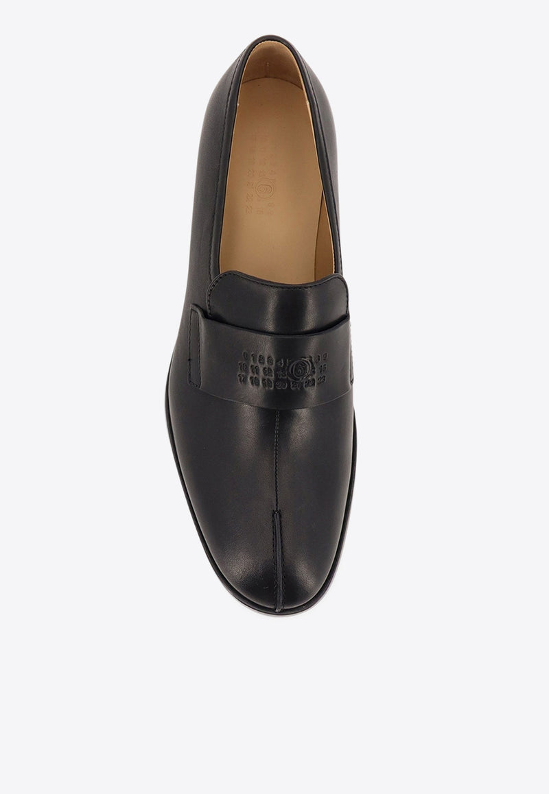 MM6 Maison Margiela Stitched Leather Loafers Black SH1WR0003P5000T8013_Black_29846853