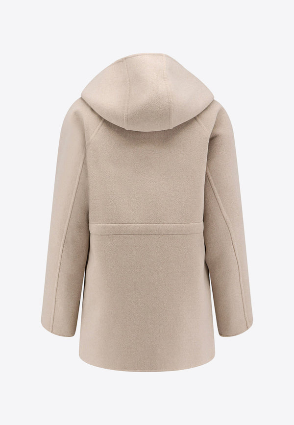 Fendi Double-Breasted Wool Coat Beige FJ7587A5HDF1MYZ_Calce_29850277