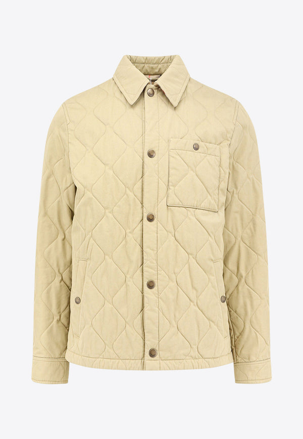 Burberry Quilted Buttoned Jacket Beige 8110180C2981_HAMPER_29838561