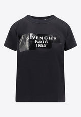 Givenchy Logo Tape Print T-shirt Black BW70FJP78U001_Black_34275571