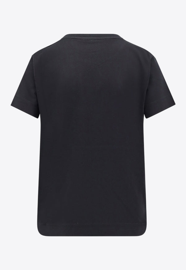 Givenchy Logo Tape Print T-shirt Black BW70FJP78U001_Black_34275571