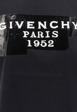 Givenchy Logo Tape Print T-shirt Black BW70FJP78U001_Black_34275571