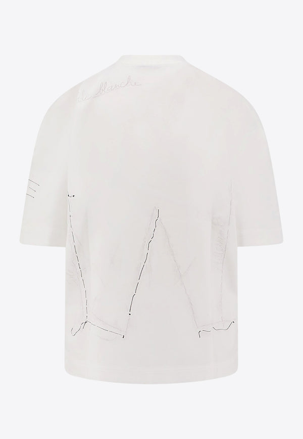 Givenchy Trompe L'oeil Boxy T-shirt White BW70FGP75M100_White_29838948