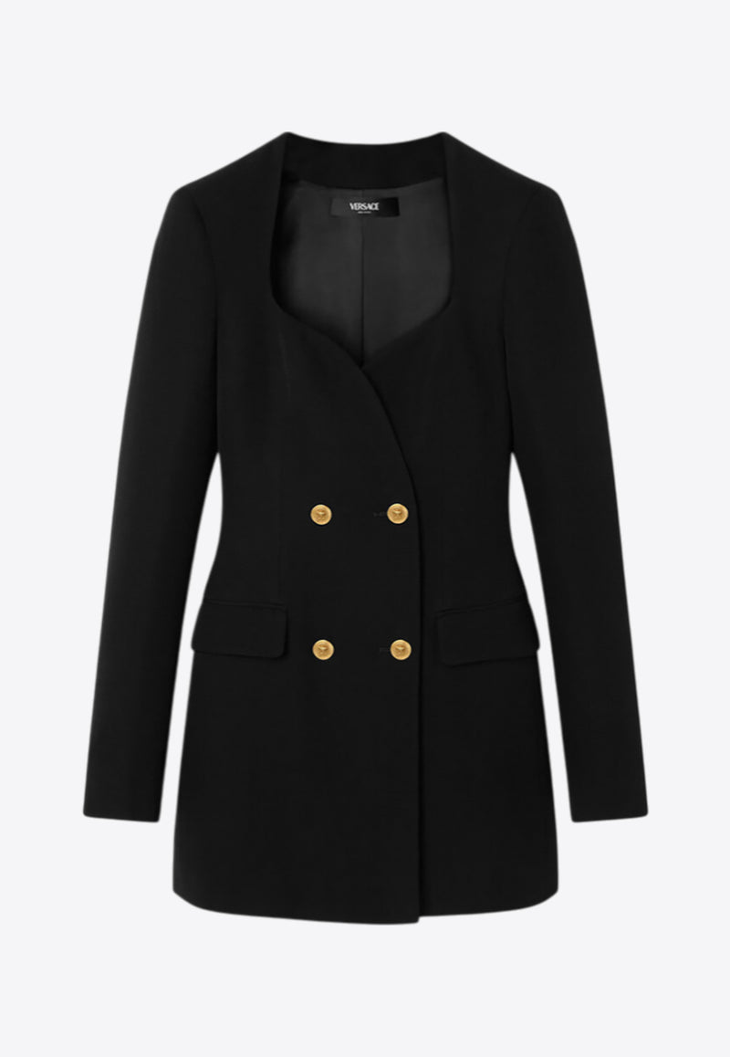 Versace Double-Breasted Mini Blazer Dress 1020867 1A14592 1B000