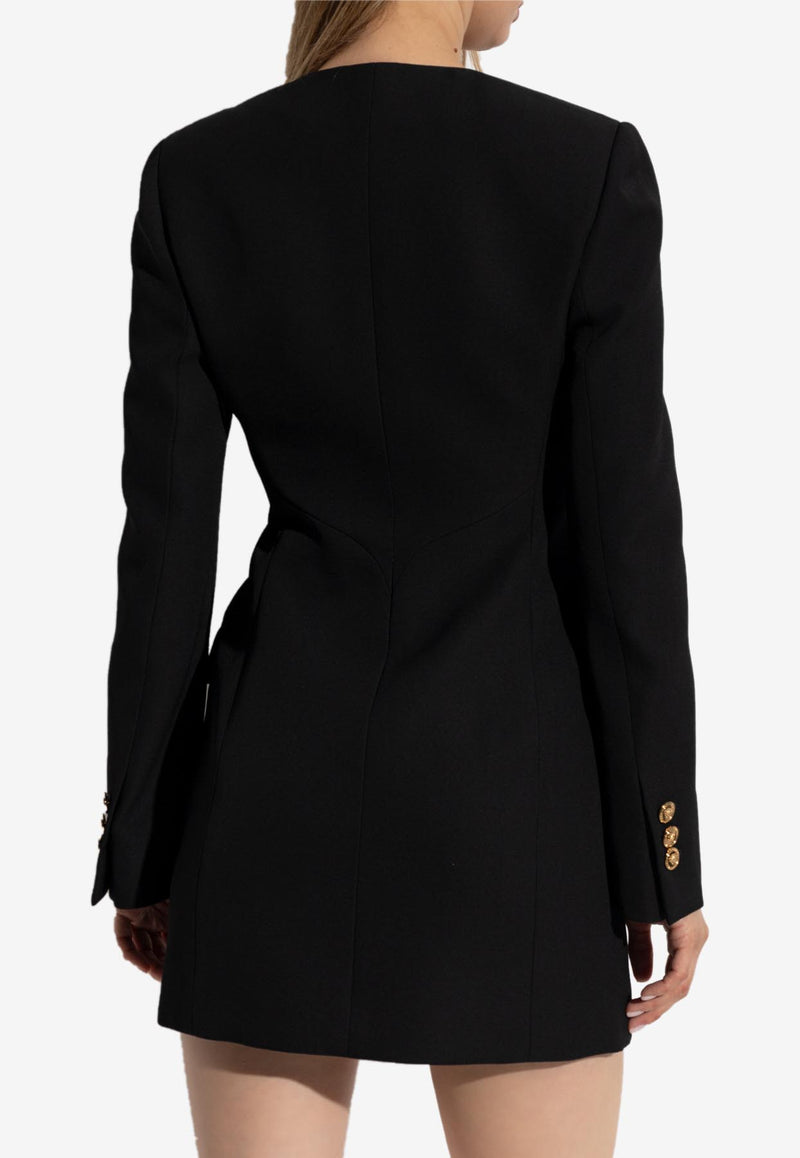 Versace Double-Breasted Mini Blazer Dress 1020867 1A14592 1B000