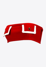 Prada Double Natté Bandeau Top Red P996MXSOOO1E7P_F0011