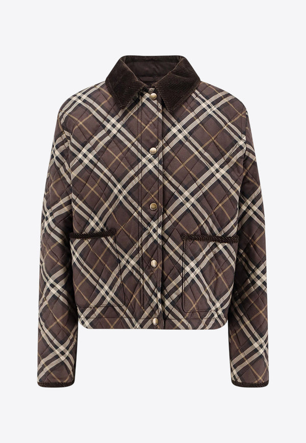 Burberry Padded Check Jacket Brown 8115975B2412_TRUFFLE IP CHECK_29843408