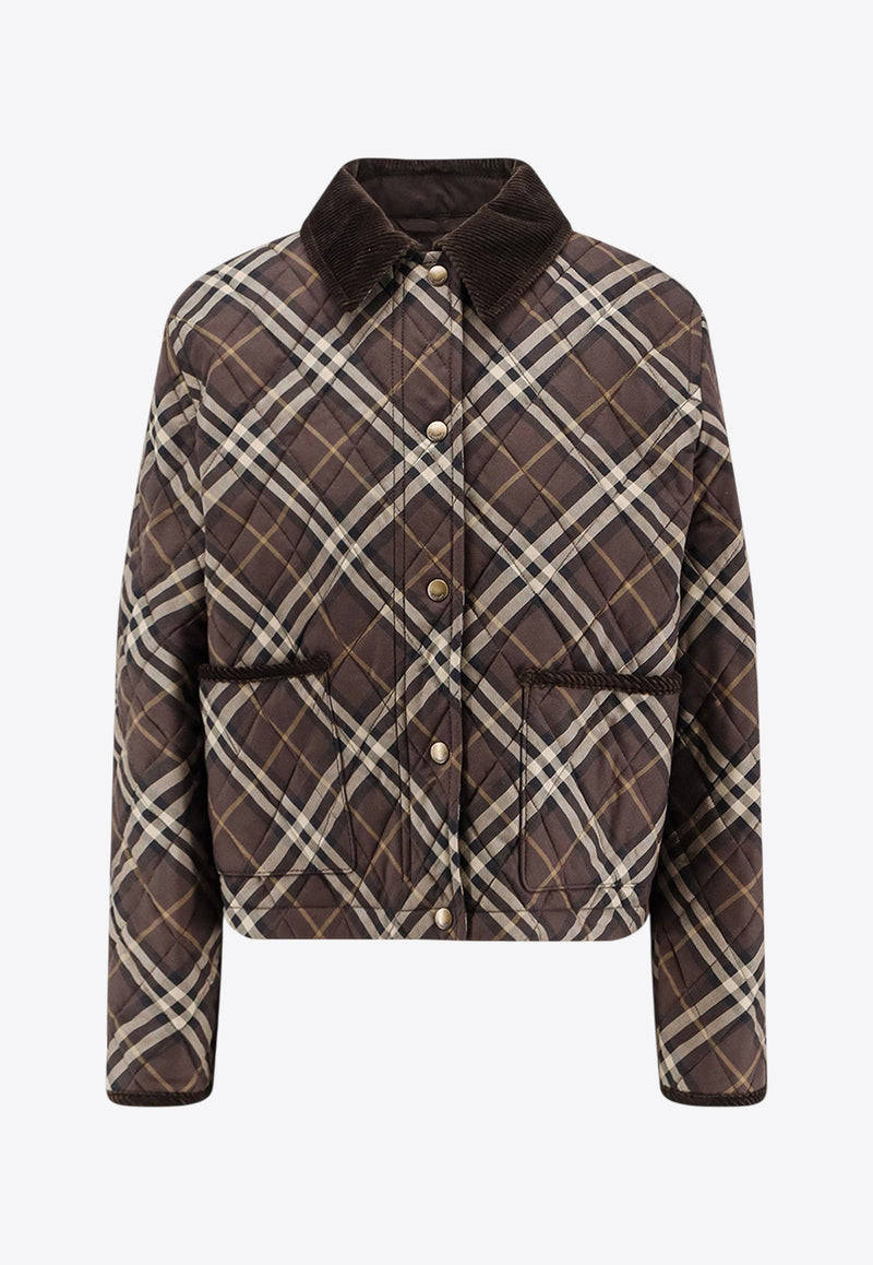 Burberry Padded Check Jacket Brown 8115975B2412_TRUFFLE IP CHECK_29843408