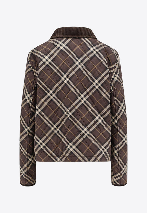 Burberry Padded Check Jacket Brown 8115975B2412_TRUFFLE IP CHECK_29843408