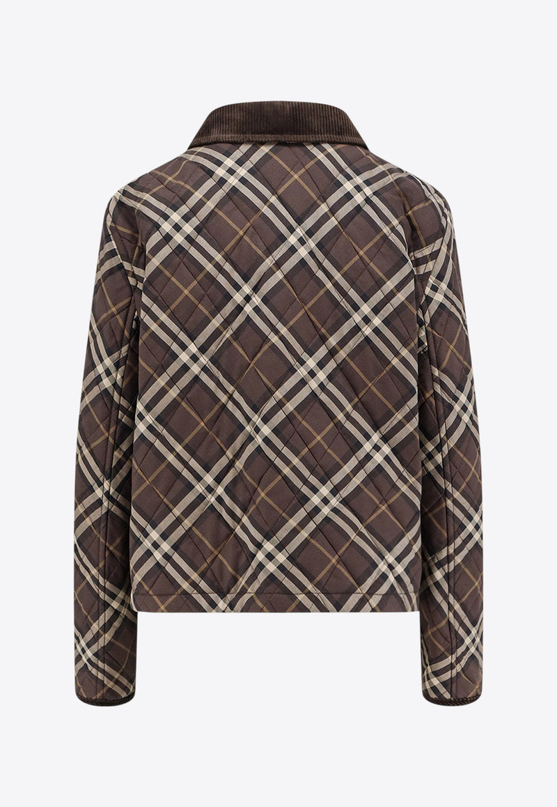 Burberry Padded Check Jacket Brown 8115975B2412_TRUFFLE IP CHECK_29843408