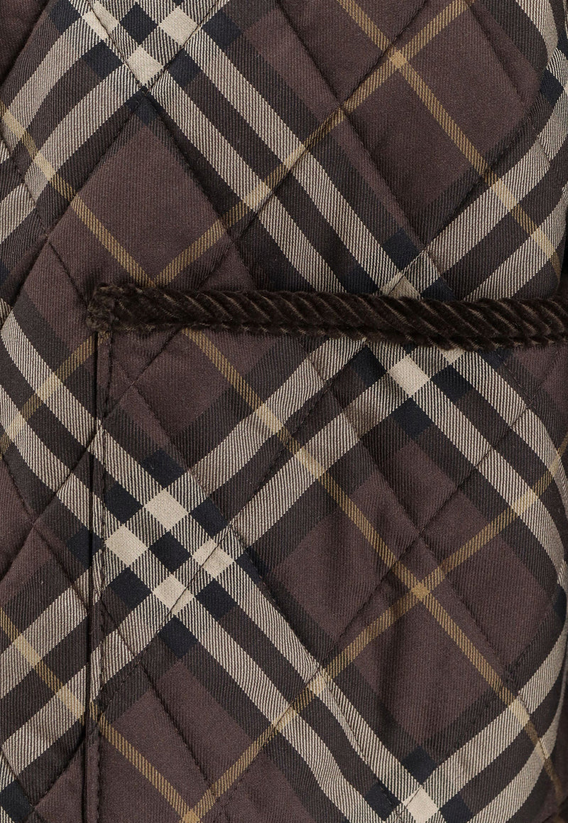 Burberry Padded Check Jacket Brown 8115975B2412_TRUFFLE IP CHECK_29843408
