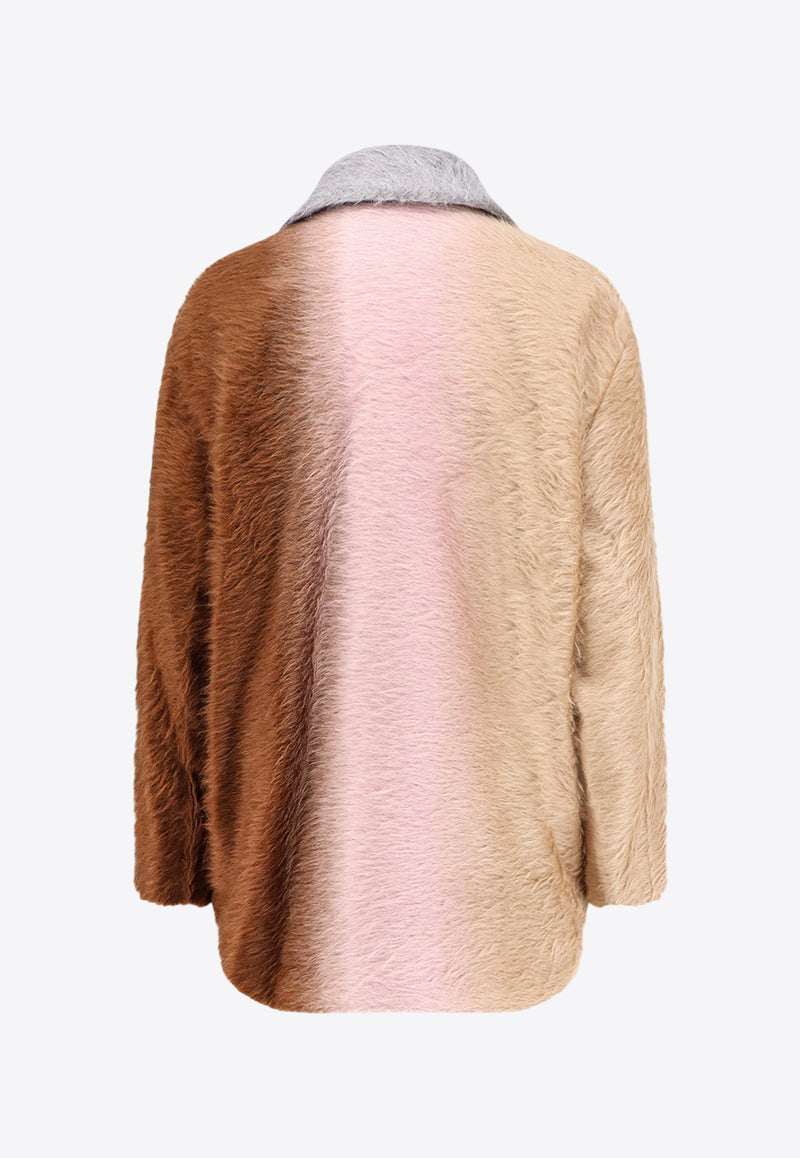 Fendi Colorblocked Double-Breasted Alpaca Coat Multicolor FJ7640AYNSF1T6N_BLUSH-25_29850978