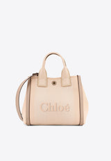Chloé Small Canvas Jacquard Logo Tote Bag Beige CHC25SS911O6526Y_Blushy Beige_29844042