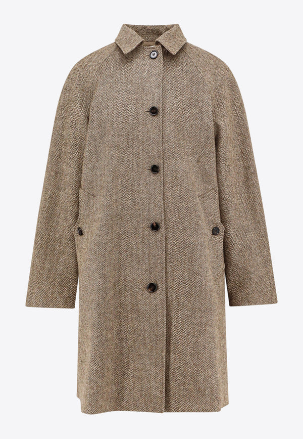 Burberry Reversible Buttoned Coat Brown 8117693A3324_Clay Brown_34275667