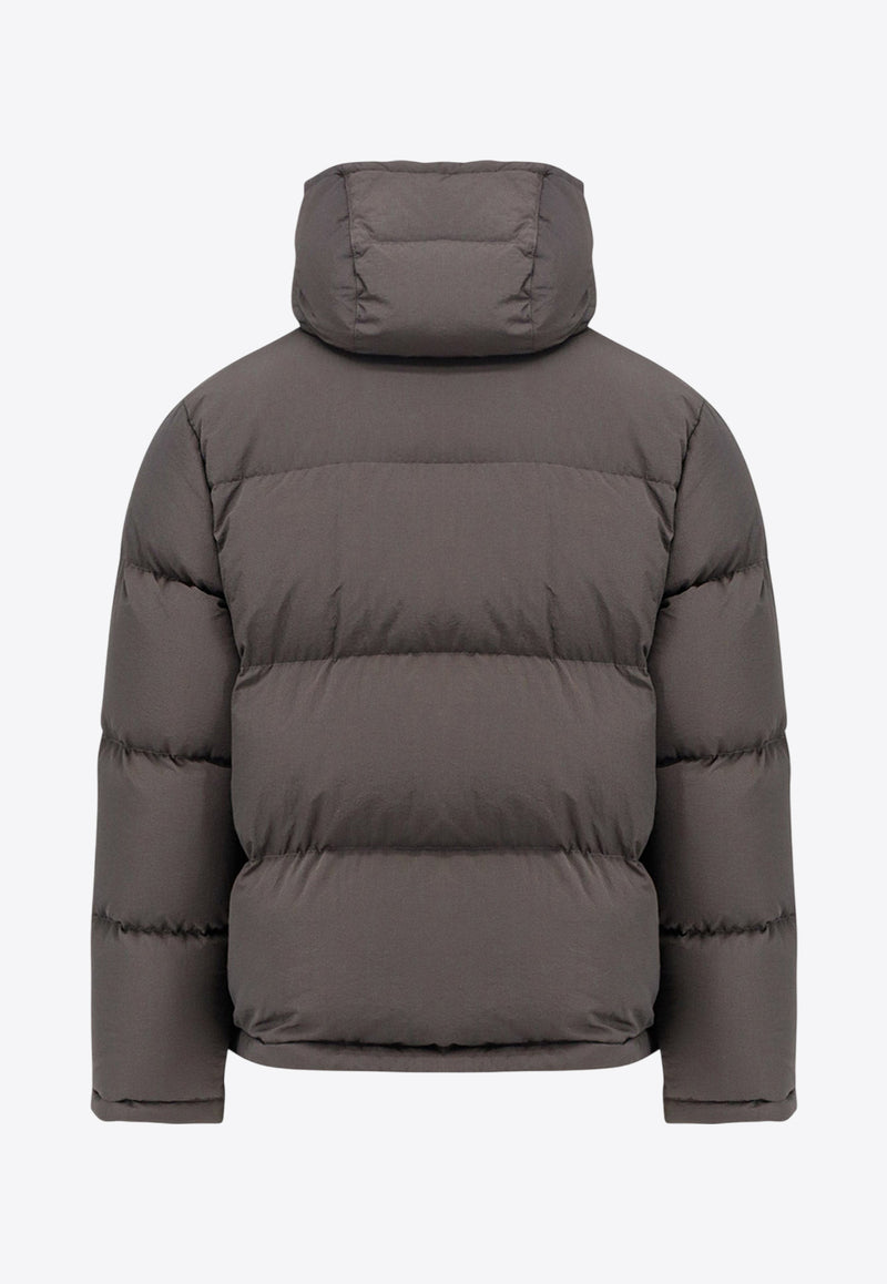 Dolce & Gabbana Logo Plaque Down Jacket Gray G9BRFTFUS28N0636_Grey_29845260