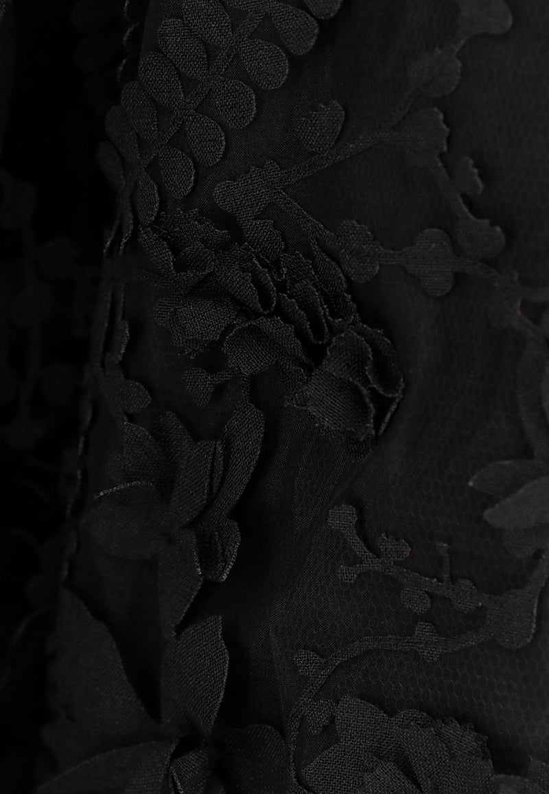 Zimmermann Hypnotic Applique Midi Dress Black 6111DF251BLK_Black_29845244