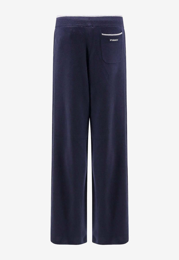 PINKO Veraguas Wide-Leg Pants Blue 105490A2Q9G83_Blue_29847640