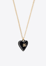 Dolce & Gabbana DG Heart Pendant Necklace Gold WNR6I1W1111ZOO00_Golden_29839400