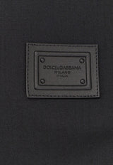 Dolce & Gabbana Logo Patch Zip-Up Bomber Jacket Black G9BSLTFURK8N0000_Black_29844555