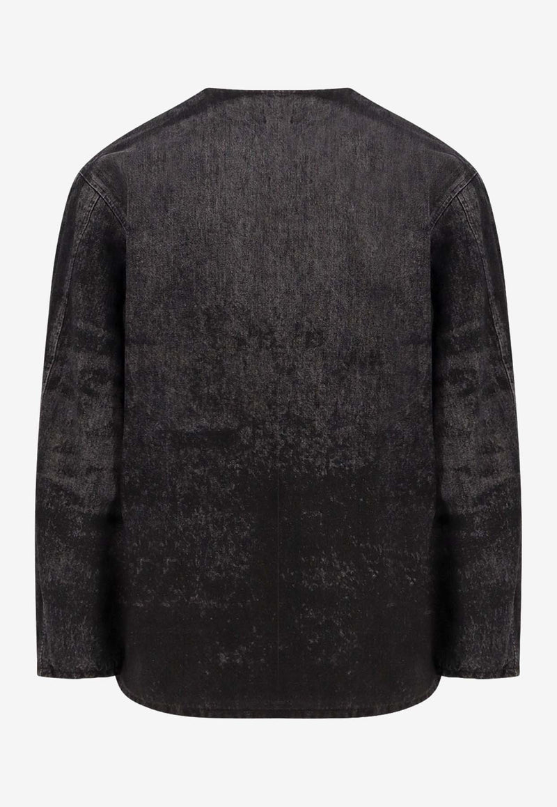 Diesel Button Denim Jacket Black A21637007DB02_OneColor_29847899