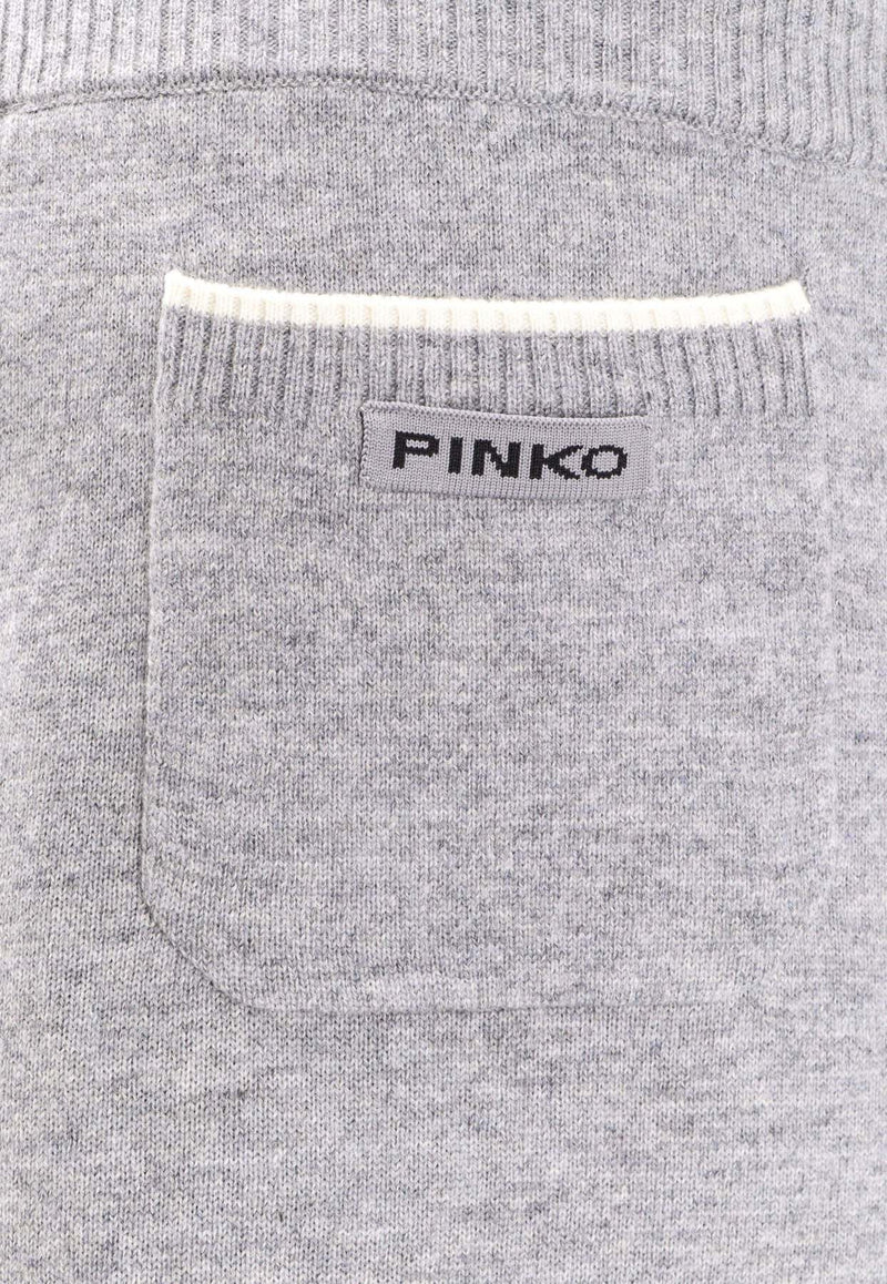 PINKO Veraguas Wide-Leg Pants Gray 105490A2Q9II2_Grey_29840105