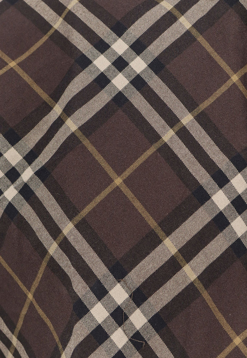 Burberry Long-Sleeved Check Shirt Brown 8115498B2412_TRUFFLE IP CHECK_29840351