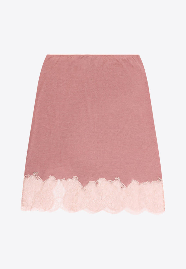 Fendi Lace-Trimmed Cashmere Blend Skirt Pink FZQ999AUZSF1T6N_BLUSH-25_29852373