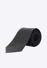 Tom Ford Logo Silk Tie Black LTI001LMN035LB999_Black_29839834