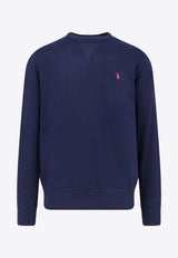 Polo Ralph Lauren Embroidered Logo Crewneck Sweatshirt Navy 710766772003_CRUISE NAVY_29840750