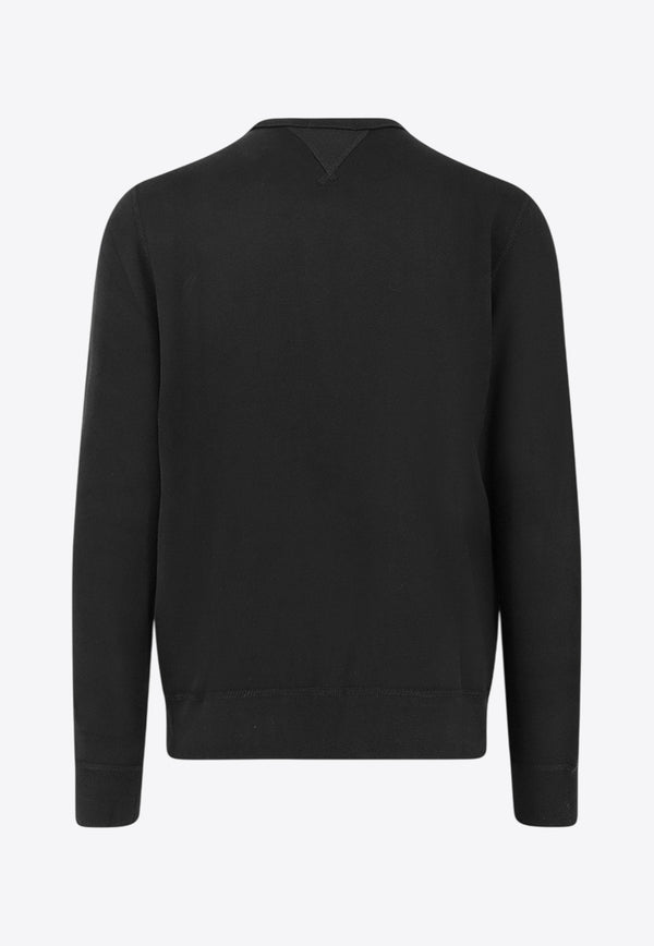 Polo Ralph Lauren Embroidered Logo Crewneck Sweatshirt Black 710766772001_POLO BLACK_29840018