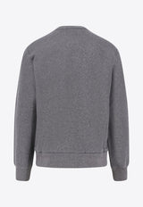 Dolce & Gabbana Heraldic Patch Sweatshirt Gray G9ABJZG7PJ7S8291_Grey_29846457