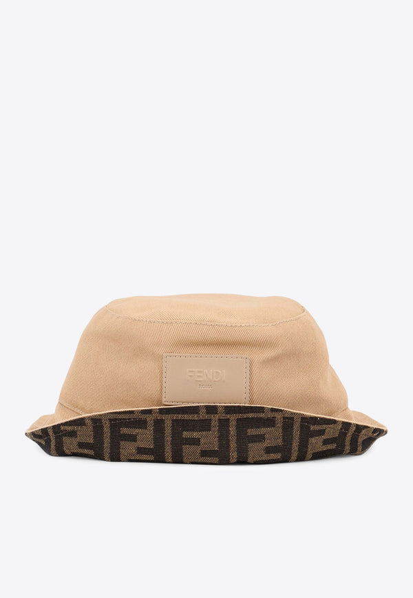 Fendi Logo Patch Monogram Bucket Hat Beige FXQ833AYK7F1TTM_S.+TARTAN MULTICOLOR_29849413