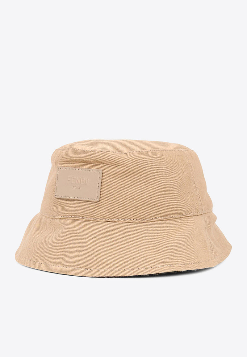 Fendi Logo Patch Monogram Bucket Hat Beige FXQ833AYK7F1TTM_S.+TARTAN MULTICOLOR_29849413