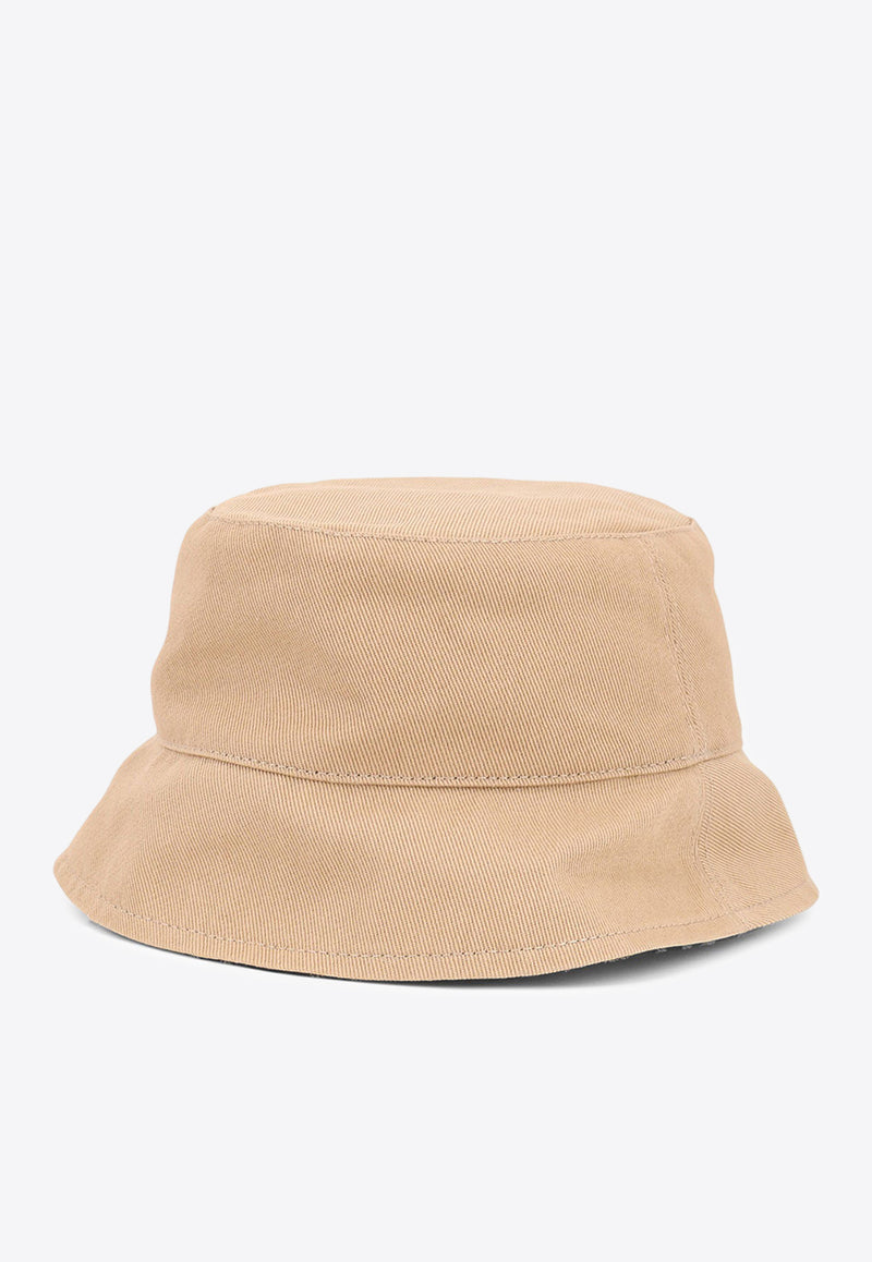 Fendi Logo Patch Monogram Bucket Hat Beige FXQ833AYK7F1TTM_S.+TARTAN MULTICOLOR_29849413