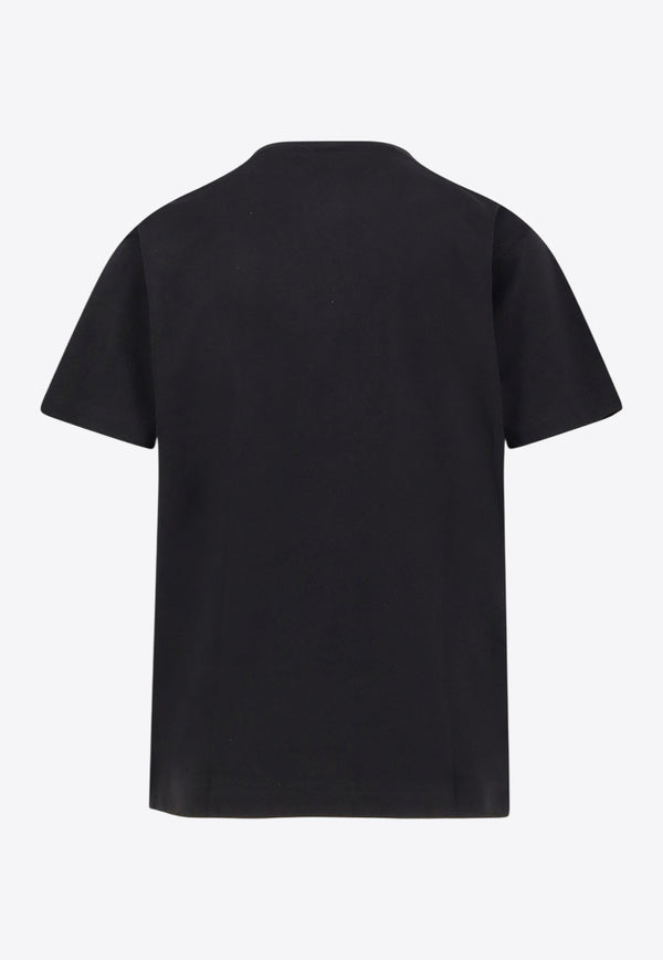 Dolce & Gabbana Logo Print Crewneck T-shirt Black G8ST6ZG7PCGN0000_Black_29848462