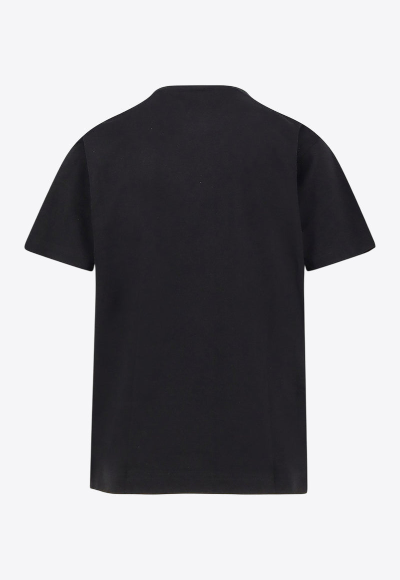Dolce & Gabbana Logo Print Crewneck T-shirt Black G8ST6ZG7PCGN0000_Black_29848462