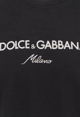 Dolce & Gabbana Logo Print Crewneck T-shirt Black G8ST6ZG7PCGN0000_Black_29848462